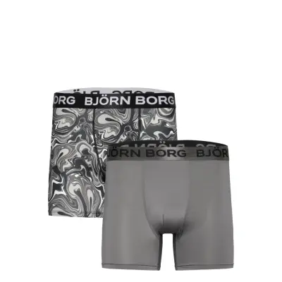 Björn Borg Sports Microfiber Boxer 2P Grå