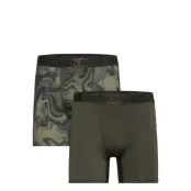 Björn Borg Sports Microfiber Boxer 2P - Khaki green - XL