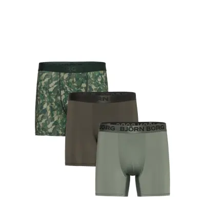 Björn Borg Sports Microfiber Boxer 3P Multi/patterned