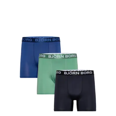 Björn Borg Sports Microfiber Boxer 3P - Multi/patterned - XXL