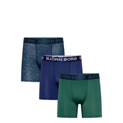 Björn Borg Sports Microfiber Boxer 3P - Navy - XXL