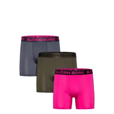 Björn Borg Sports Microfiber Boxer 3P - Pink - XL