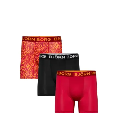 Björn Borg Sports Microfiber Boxer 3P - Red - M