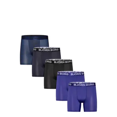 Björn Borg Sports Microfiber Boxer 5P Blå
