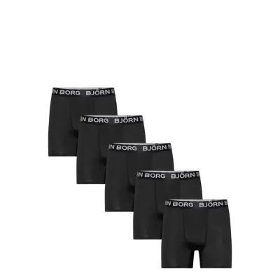 Björn Borg Sports Microfiber Boxer 5P - Black - XL