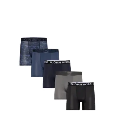 Björn Borg Sports Microfiber Boxer 5P Multi/patterned