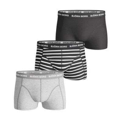 Björn Borg Stripe Basic Short Shorts 3-pack * Fri Frakt * * Kampanj *