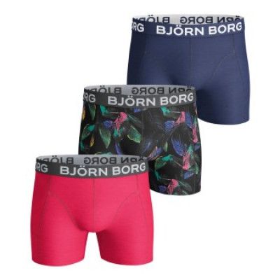 Björn Borg 3-pack Vibrant Leaves Print Shorts * Fri Frakt * * Kampanj *
