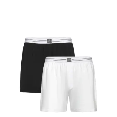 Björn Borg Viscose Cotton Blend Jersey Boxer Shorts 2P - Multi/patterned - M