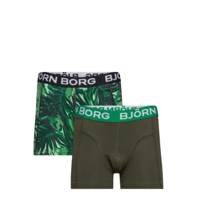 Core Boxer 2P Night & Underwear Underpants Grön Björn Borg