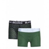 Core Boxer 2P Night & Underwear Underwear Underpants Khaki Green Björn Borg