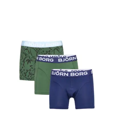Core Boxer 3P Night & Underwear Underwear Underpants Blå Björn Borg