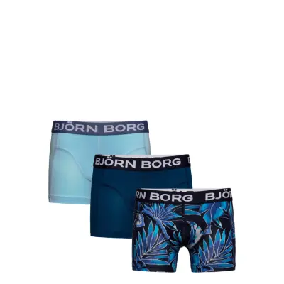 Core Boxer 3P Night & Underwear Underwear Underpants Blå Björn Borg