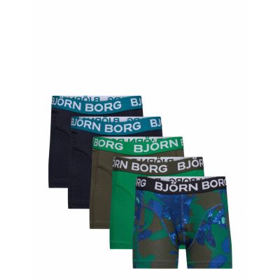 Core Boxer 5P Night & Underwear Underpants Multi/mönstrad Björn Borg