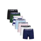 Core Boxer 7P Night & Underwear Underwear Underpants Blå Björn Borg