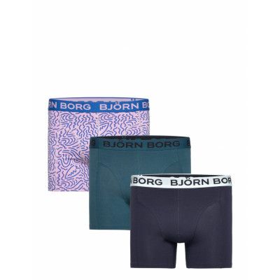 Björn Borg Cotton Stretch Boxer 3P Blå