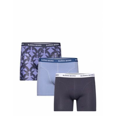 Cotton Stretch Boxer 3P Boxerkalsonger Navy Björn Borg