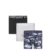 Cotton Stretch Boxer 3P Boxerkalsonger Navy Björn Borg