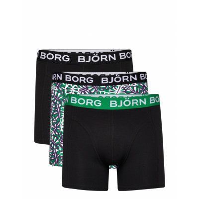 Cotton Stretch Boxer 3P *Villkorat Erbjudande Boxerkalsonger Svart Björn Borg