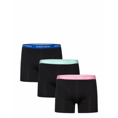 Cotton Stretch Boxer 3P *Villkorat Erbjudande Boxerkalsonger Svart Björn Borg