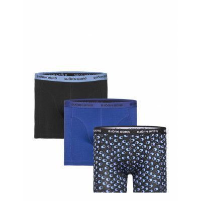 Cotton Stretch Boxer 3P *Villkorat Erbjudande Boxerkalsonger Marinblå Björn Borg