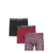 Björn Borg Cotton Stretch Boxer 3P Burgundy