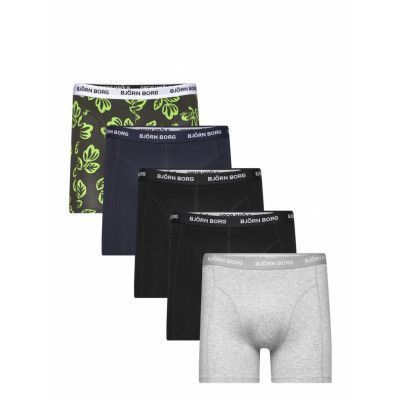 Cotton Stretch Boxer 5P Boxerkalsonger Multi/mönstrad Björn Borg