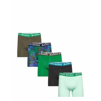 Cotton Stretch Boxer 5P *Villkorat Erbjudande Boxerkalsonger Multi/mönstrad Björn Borg