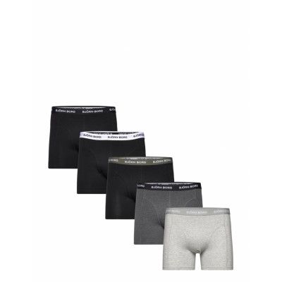 Cotton Stretch Boxer 5P *Villkorat Erbjudande Boxerkalsonger Svart Björn Borg