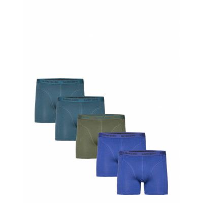 Cotton Stretch Boxer 5P *Villkorat Erbjudande Boxerkalsonger Blå Björn Borg