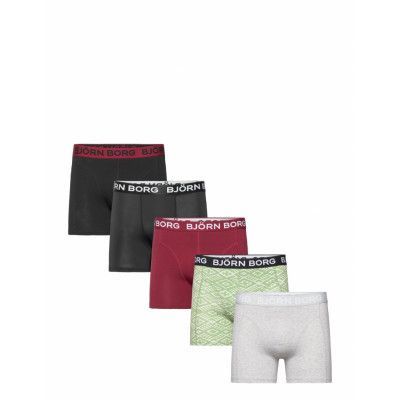 Cotton Stretch Boxer 5P *Villkorat Erbjudande Boxerkalsonger Svart Björn Borg