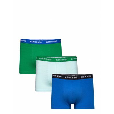 Cotton Stretch Trunk 3P *Villkorat Erbjudande Boxerkalsonger Marinblå Björn Borg