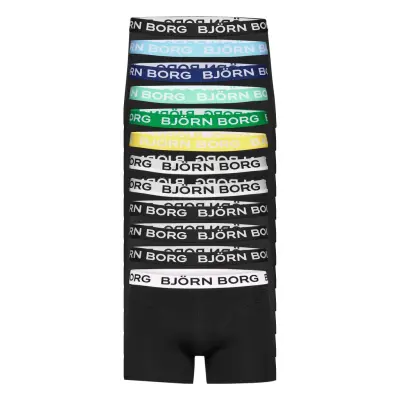 Essential Boxer 12P Boxerkalsonger Svart Björn Borg