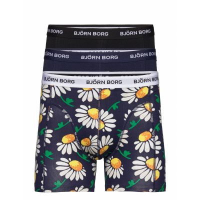 Essential Boxer 3P Boxerkalsonger Multi/mönstrad Björn Borg
