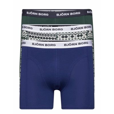 Essential Boxer 3P Boxerkalsonger Multi/mönstrad Björn Borg