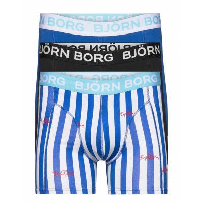 Essential Boxer 3P Boxerkalsonger Multi/mönstrad Björn Borg