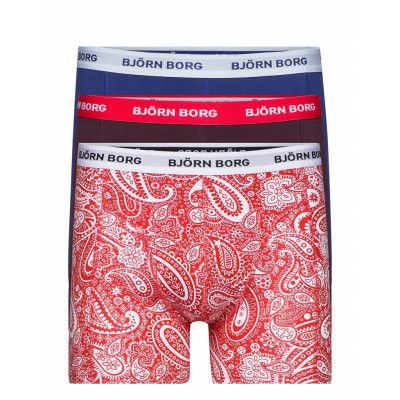 Essential Boxer 3P Boxerkalsonger Röd Björn Borg