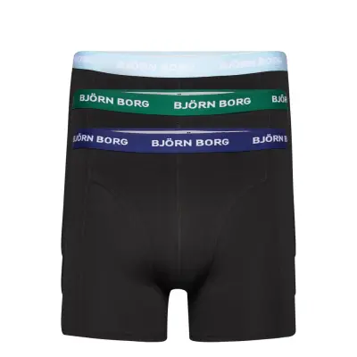 Essential Boxer 3P Boxerkalsonger Svart Björn Borg