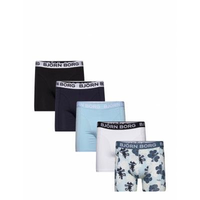 Essential Boxer 5P Boxerkalsonger Multi/mönstrad Björn Borg