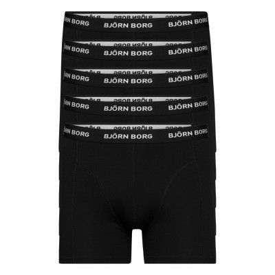 Essential Boxer 5P Boxerkalsonger Svart Björn Borg