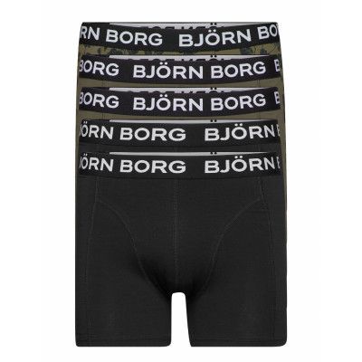 Essential Boxer 5p Boxerkalsonger Svart Björn Borg