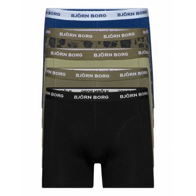 Essential Boxer 5P Boxerkalsonger Svart Björn Borg