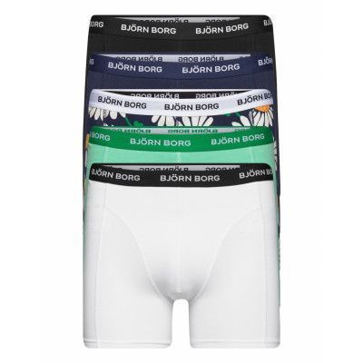 Cotton Stretch Boxer 5P *Villkorat Erbjudande Boxerkalsonger Vit Björn Borg