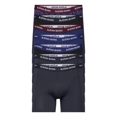 Essential Boxer 7P Boxerkalsonger Blå Björn Borg