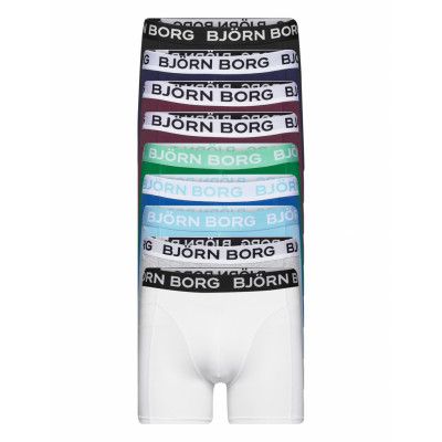 Essential Boxer 9P Boxerkalsonger Vit Björn Borg