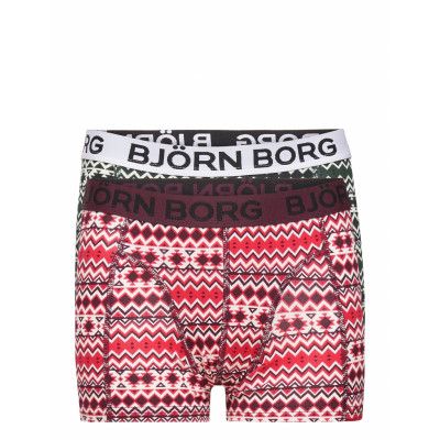 Core Boxer 2P Night & Underwear Underwear Underpants Multi/mönstrad Björn Borg