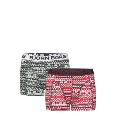Core Boxer 2P Night & Underwear Underwear Underpants Multi/mönstrad Björn Borg
