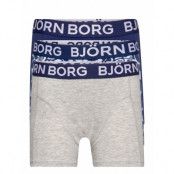 Kids Core Boxer 3P Night & Underwear Underwear Underpants Grå Björn Borg