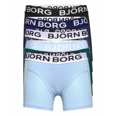 Core Boxer 5P Night & Underwear Underwear Underpants Blå Björn Borg