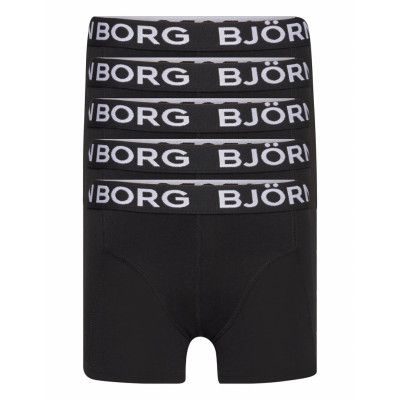 Core Boxer 5P Night & Underwear Underwear Underpants Svart Björn Borg
